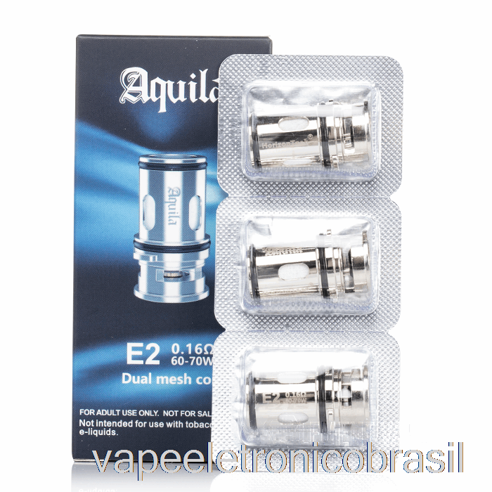 Vape Vaporesso Horizon Tech Aquila Bobinas De Substituição 0.16Ohm E2 Bobinas De Malha Dupla